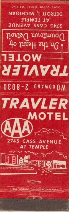 Travler Motel - Matchbook